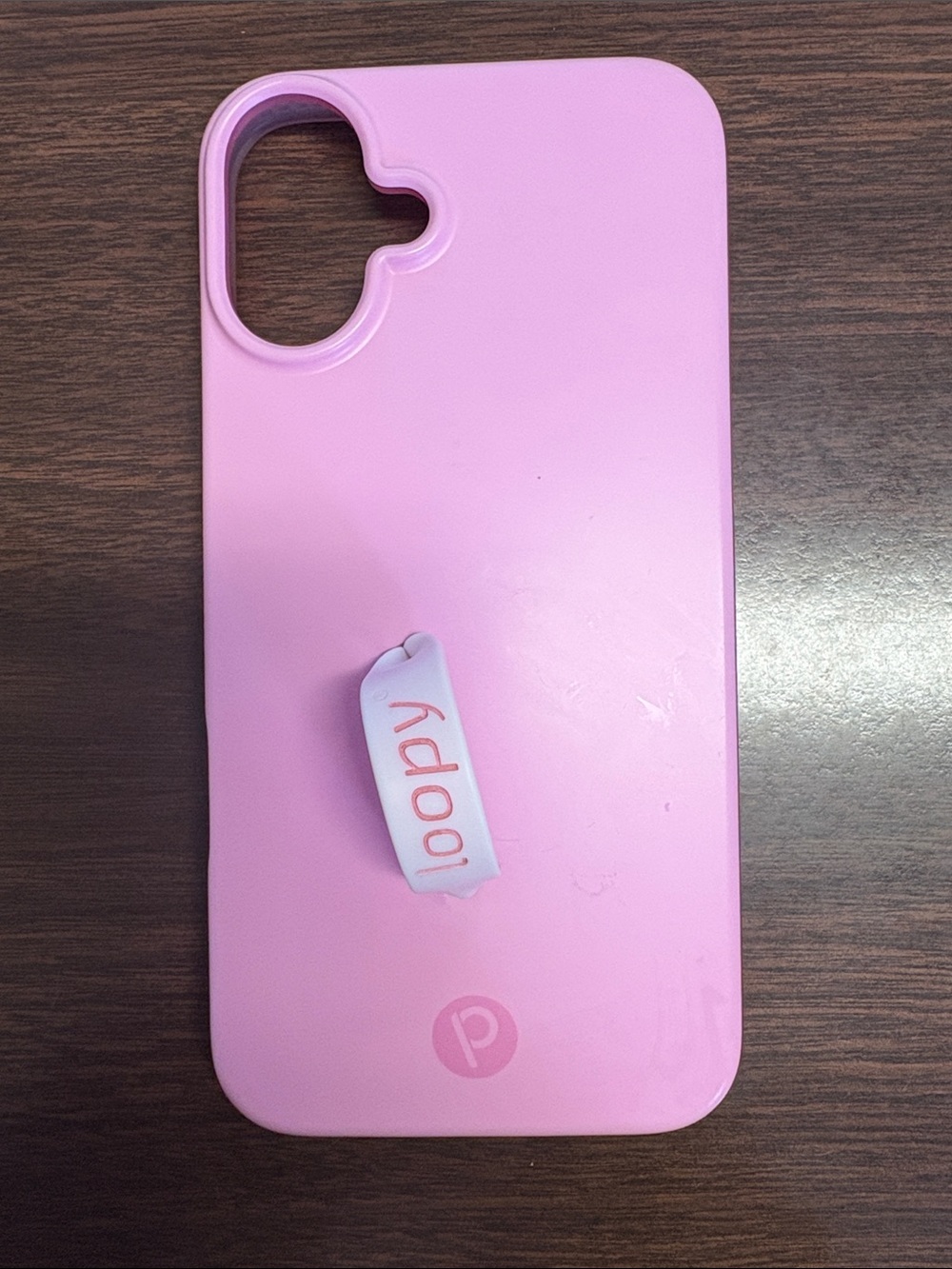 Loopy Case Pink Silicone iPhone Case with Loop